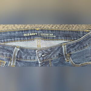 Old Navy Women's Blue Rockstar Jeggings Size 6 Long